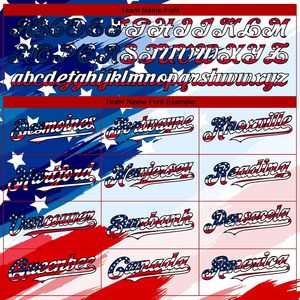Maillots de baseball personnalisables à manches courtes avec motif feuille de palmier hawaïenne et drapeau américain, style chemise tropicale de plage, pour le baseball et le softball - Product Image 1