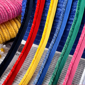 1cm Velvet Flanged <strong>Piping</strong> <strong>Cord</strong>, Fur Fringe Trim, Accessories for Home Textiles, Pillows, <strong>Cushions</strong> and Furry Edge Binding - Product Image 1