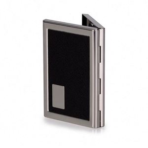 Porte-cartes de visite rectangulaire en cuir et acier inoxydable de luxe, personnalisable, multifonctionnel, vintage, court, de haute qualité - Product Image 4