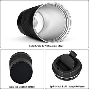 แก้วกาแฟสแตนเลส380มล. 500มล. แบบนำกลับมาใช้ใหม่ได้แก้วมักแบบอเมริกันสำหรับเดินทางกลับไปโรงเรียนออกแบบได้ตามต้องการ - Product Image 5