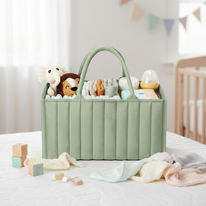 Organizer per <span class=keywords><strong>Pannolini</strong></span>, Cesto Portaoggetti Elegante, Pieghevole, Ultra-Leggero, Espandibile per Essenziali Neonato, <span class=keywords><strong>Regalo</strong></span> per Stazione Cambio - Product Image 5