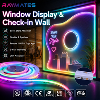 Bande LED COB à pixels RVBIC WS2811 UL, haute densité 19W, adressable, pour décoration de Noël, 10mm