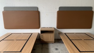 Nhà Máy Tùy Chỉnh Thiết Kế Mới Chất Lượng Tốt Phòng Ngủ Đặt Trong Độ Bóng Cao Hoàn Thành Nữ Hoàng Kích Thước Giường Gỗ - Product Image 3