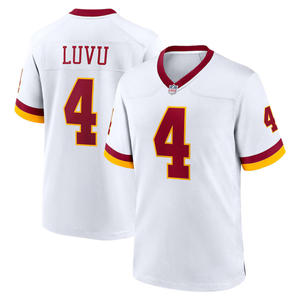 2025超级碗时代华盛顿美式橄榄球球衣 | 定制缝制刺绣 | 男式成人短袖 | 快干制服 - Product Image 4