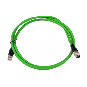 สายเชื่อมต่ออีเธอร์เน็ต bibo Custom M12 8p CAT.6A ความเร็ว 10 Gbps พร้อมหัวต่อแบบสกรู ชนิดตัวผู้/ตัวเมีย - Product Image 2