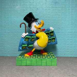 Kunden spezifische Cartoon Ente Lebensgröße Rich <span class=keywords><strong>Duck</strong></span> Fiberglas <span class=keywords><strong>Fortune</strong></span> <span class=keywords><strong>Duck</strong></span> Skulptur Statuen für Outdoor-Dekor - Product Image 2
