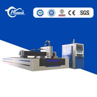 Machine de découpe laser à fibre avec table d'échange 1000W pour laiton, titane, acier inoxydable