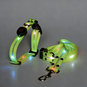 Basic LED Dog Customize Light Module Color Modes Your Brand Logo Strap Color Collar