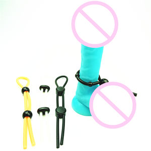 Сексуальная игрушка для взрослых, короткое Силиконовое лассо 6 мм с Бусиной, задержка длительной стимуляции, секс-товары для мужчин - Product Image 5