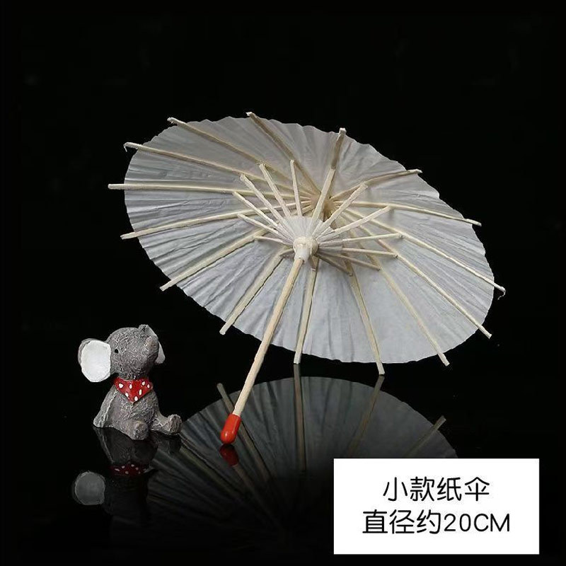 Parapluie en papier vierge diamètre 20cm