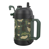 Jarra de un Galón de Acero Inoxidable con Aislamiento al Vacío, 128 oz, Botella de Hidratación de un Galón con Logotipo Personalizado para Gimnasio