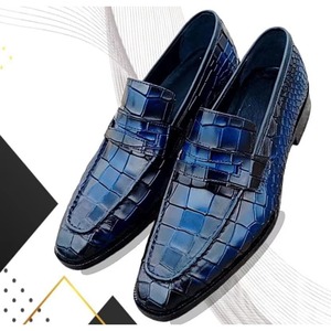 Mocasines de Cuero Genuino para Hombre, Zapatos de Vestir Cómodos y Fáciles de Poner, Ideales para Oficina, Eventos Casuales y Formales, Perfectos para el Invierno - Product Image 1