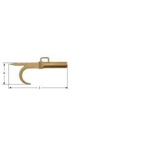 AMPCO - PE0380A Gancho de bombero, Bronce de aluminio-EAN 7630027449846 OTRAS HERRAMIENTAS QUE NO PRODUZCAN CHISPAS - Product Image 1