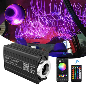 Plafond d'<span class=keywords><strong>étoile</strong></span> filante scintillante à deux ports 16W APP RF Plafond étoilé <span class=keywords><strong>Étoile</strong></span>s de toit de voiture - Product Image 2
