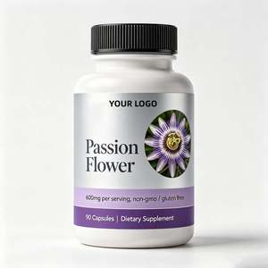 Cápsulas de Passiflora Incarnata 600mg OEM ODM, Suplemento Herbal para Mejorar el Estado de Ánimo, Venta Caliente - Product Image 1