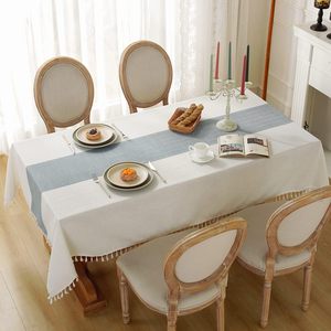 Tovaglia <span class=keywords><strong>a</strong></span> scacchi ricamata pesante rettangolare quadrata 100% in poliestere tovaglia per festa nuziale - Product Image 1