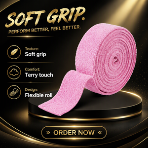 Enveloppe de raquette absorbante rose LIBOTAI pour le tennis et le badminton - Product Image 5