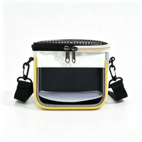 Sac de transport pliable et respirant pour mini-hamsters avec fenêtre de visualisation transparente, petit sac de voyage pour animaux de compagnie pour hamsters et sugar gliders