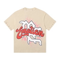 T-shirt à manches courtes surdimensionné ultra imprimé MIXED EMOTION, tendance streetwear, incontournable pour homme