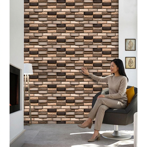 Carreaux de céramique Vistaar les plus vendus, 300x450mm, design brique rouge numérique, revêtement décoratif pour la maison, 12x18, finition mate, antibactériens - Product Image 3