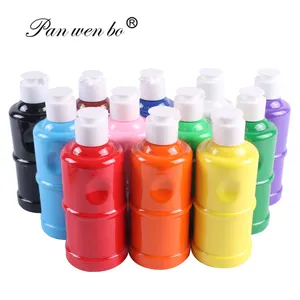 High Quality 500ML Non-Toxic Plastic Bottle Packaging Professional Artists Acrylic Paint Colour