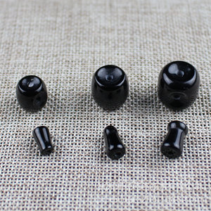 หินอาเกตสีดำรูปพระพุทธรูปสามหน้า อุปกรณ์ทำเครื่องประดับ DIY สำหรับสร้อยข้อมือลูกประคำ ใช้ได้ทั้งชายและหญิง สำหรับพิธีกรรมทางศาสนา ผลิตในจีน - Product Image 4