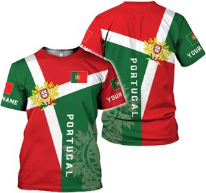 T-shirt Personalizzata in Poliestere <span class=keywords><strong>con</strong></span> Stampa Digitale della Bandiera Portoghese, Comoda, Traspirante e Disponibile per Personalizzazione di Massa - Product Image 4