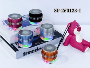 Mini Altavoz Bluetooth Inalámbrico RGB LED, Caja de Sonido Estéreo HiFi Portátil con Tarjeta TF, <span class=keywords><strong>Radio</strong></span> <span class=keywords><strong>FM</strong></span>, para Viajes al Aire Libre, Regalo para Fiestas - Product Image 5