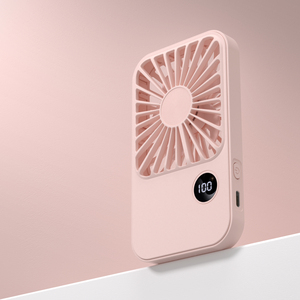 Mới nhất thiết kế thiết kế cầm tay cầm tay Mini <span class=keywords><strong>Fan</strong></span> One Touch điều khiển thông minh hiển thị kỹ thuật số Pocket <span class=keywords><strong>Fan</strong></span> - Product Image 2