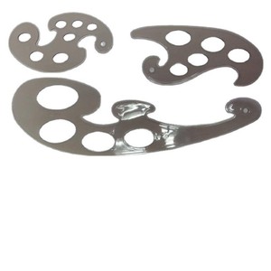 MiniFish Français Professionnel <span class=keywords><strong>Couture</strong></span> Modèle Dessin Animé Dessin Outils Ensemble Multi-fonctionnel En Plastique Courbe Règle 30cm Modèle En Plastique - Product Image 4