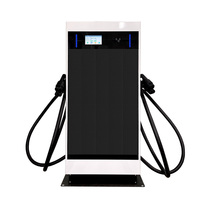 Cargador de Vehículos Eléctricos de Corriente Continua de 180 kW con Pantalla LED Grande para Publicidad y Conector CCS1 CCS2 GBT para Estacionamiento en Centros Comerciales WrightCharge
