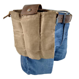 Sac de cueillette pliable en toile cirée, sac de rangement pour ceinture de randonnée, sac à outils à suspendre à la taille pour la cueillette des fruits - Product Image 4