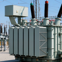 Transformateur de puissance immergé dans l'huile SSZ18 50MVA 110kV à trois enroulements, bobine triphasée concentrique, sortie personnalisée