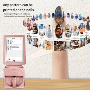 Smart Automatic Plastic Stainless Steel Desktop Nail Printing Machine CM-Nail Art <b>Printer</b> 3D DIY Function Cartoon Manicure <b>WIFI</b> - Product Image 3