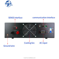 Alimentation CC programmable sur rack MYAMi 3U, régulée, réglable 6KW 5KW 4KW 3KW 2KW 1KW, redresseur AC/DC 0-800V