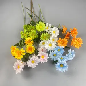 Flower row arrangement artificial flower small Daisy for home hotel wedding hall decoration