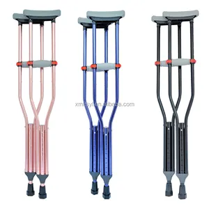 New Design Aluminum Medical Crutch Walking Assistant and Rehabilitation Therapy Supplies Cane Type