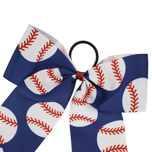 Custom Print Grosgrain Back To School <strong>Bows</strong> Football Cheer <strong>Bow</strong> Football PonyTail Holder Bowknot Football <strong>Bow</strong> Hair <strong>Ring</strong> Tie <strong>Bow</strong> - Product Image 5