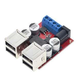 JTW 8V-35V ถึง 5V 8A บัคคอนเวอร์เตอร์ 4 พอร์ต USB ที่ชาร์จในรถยนต์สำหรับโทรศัพท์ - Product Image 4