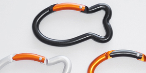 Xinrunjin logotipo personalizado impresión Digital aleación forma de pez mosquetones marcas al aire libre regalos corporativos evento Tradeshow llavero - Product Image 2