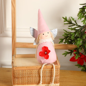 Adorable Muñeca Ángel Niña con Piernas Largas, Lindo Adorno Colgante de Peluche de Dibujos Animados para Decoraciones Navideñas - Venta al por Mayor de Fábrica - Product Image 6
