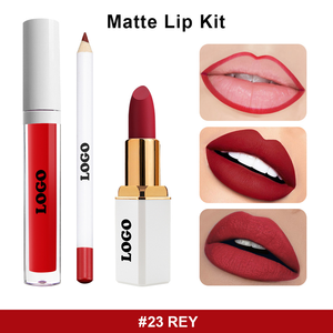 Bán buôn 3 trong 1 Matte Lip Gloss + Son môi + Lip Liner Set nhà máy cung cấp nhãn hiệu riêng Lip Liner và Gloss Kit - Product Image 2