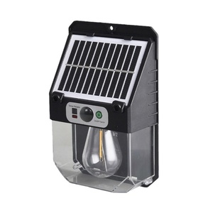 New Wall <b>Light</b> IP65 Garden Outdoor Waterproof LED1-8 Bulb 4 Solar <b>Lights</b> for Home W7116-1 <b>Motion</b> <b>Sensor</b> Rechargeable Replaceable - Product Image 1