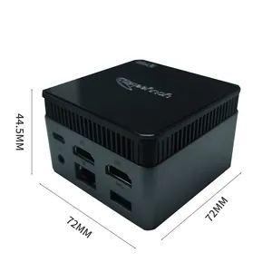 BY50 PC Mini Intel Celeron N5105, komputer PC saku PC 8GB/128GB 256GB WIFI5 1000M LAN 4K Gaming Mini PC Windows 11