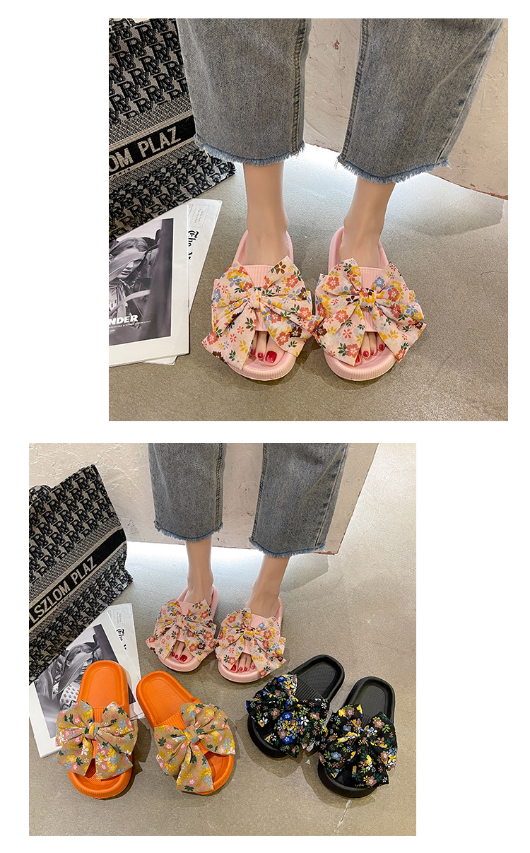 Women EVA Platform Slippers Cute Home Slides Summer Beach Sandals Fashion Flat Shoes