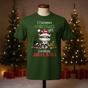 Camiseta con diseño divertido de campanas navideñas para mujer, estilo navideño, diseño divertido - Product Image 3