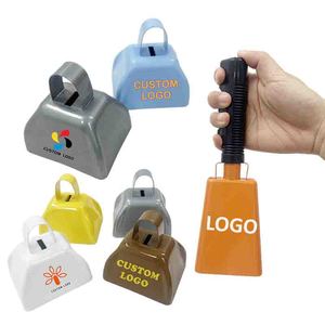 Sino de Vaca Personalizado com Adesivo, Sinos Brancos com Cabo - Product Image 1
