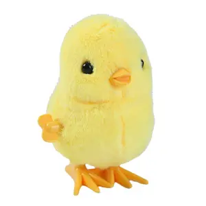 Divertente creativo orologio peluche pollo giocattolo peluche maiale coniglio topo di plastica bruco giocattolo Puzzle per bambini