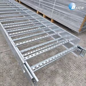 Escalerilla Portacables de Acero Galvanizado en Caliente para Uso Industrial Pesado, <span class=keywords><strong>Aprobada</strong></span> por NEMA y CE - Product Image 5