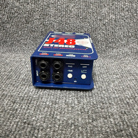J48 Stereo Dual Channel DI Box for Guitar Bass Keyboard Electroacoustic Instruments